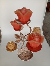 Kerzenhalter 5 flammig Lebensbaum versilbert