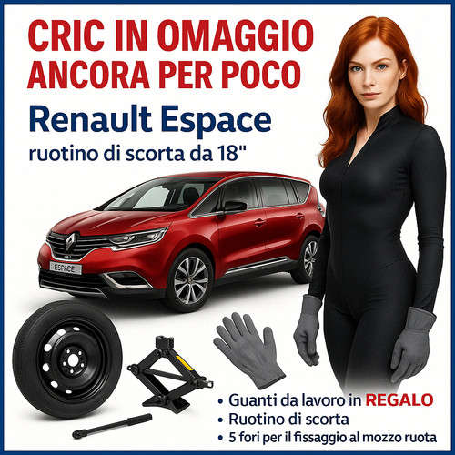 Ruotino scorta renault - ruotino,