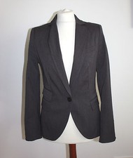 ZARA BLAZER GR.M IN DUNKEL BRAUN/GRAU BLAZER JACKE ÜBERALL SCHON AUSVERKAUFT