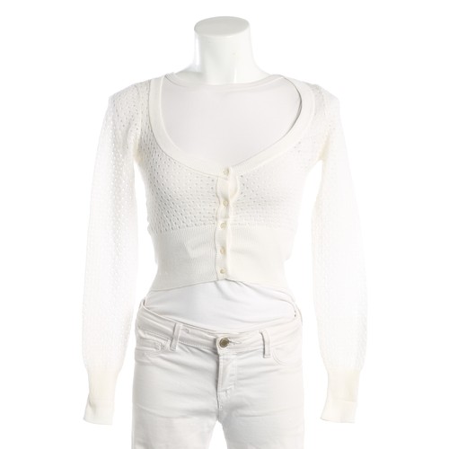 Alaia strickjacke weiß sehr - strickjacke,