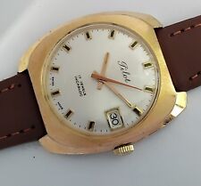 17 JEWELS SWISS MADE PILOT WIND UP HERREN VINTAGE UHR.