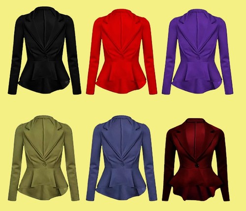 Damen blazer mit knöpfen - blazer,