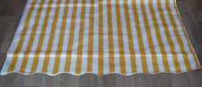 Klemmmarkise 200x120 cm Sonnenschutz Markise Balkonmarkise ohne Bohren weiß gelb