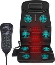 Massagesitz Shiatsu Sitzauflage Massage Wärmefunktion Matte 4 Modi 8 Vibrationen