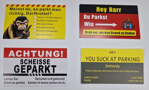 Stück scheisse geparkt - stück, geparkt"