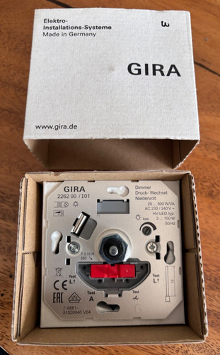 Gira 2262 dimmer - 2262, 00