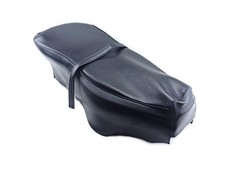 Sitzbezug schwarz mit