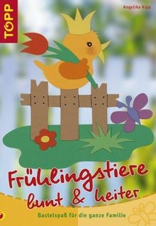 Frühlingstiere bunt heiter - frühlingstiere,