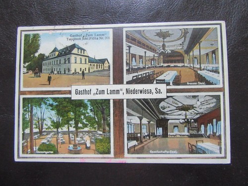Niederwiesa gasthof zum - ak,