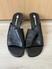 Hush Puppies Pantoletten Leder Schwarz 40