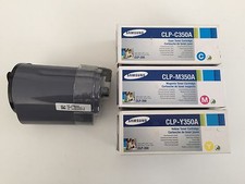 4x original samsung CLP-350 CLP-K350A CLP-C350A CLP-M350A CLP-Y350A CLP 350 OVP