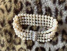 Perlenarmband 4reihig 585er