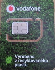 Vodafone SIM-Karte mit einem