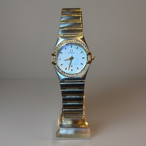 Omega constellation stahlgold - omega,