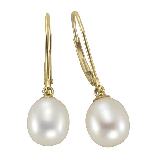 Ohrhänger 375 gold - 375, perle