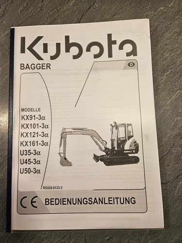 Bedienungsanleitung kubota - bedienungsanleitung,