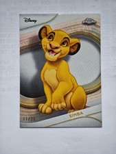 2025 Topps Chrome Disney Simba /30 White Refractor #100