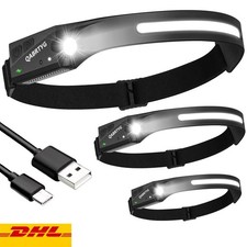 3PCS Stirnlampe COB+LED