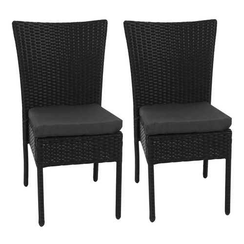 2er set poly rattan - 2er-set, sessel
