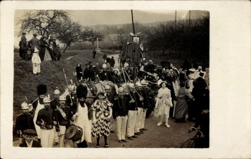 Foto frankreich festzug - ak, frankreich,