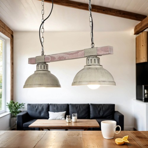 Vintage pendelleuchte e27 - 2x,