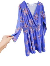 NEU: Kleid Maite-Kelly-Collection lavendelfarbig Wickeloberteil Jerseystoff G 46