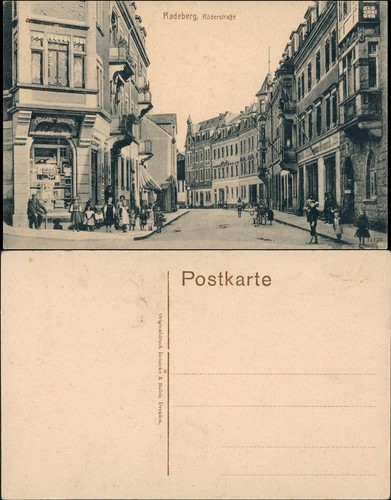 Ansichtskarte radeberg - ansichtskarte,