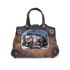 LED Deko Handtasche Winterdorf