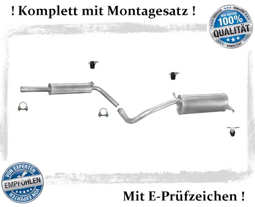 Auspuffanlage polo 1 4 - auspuffanlage, 1.4