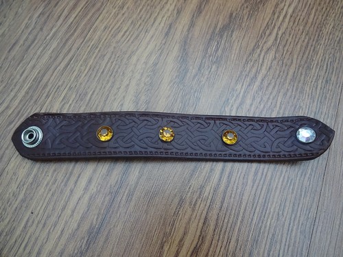 Schwarz echtleder armband - echtleder,