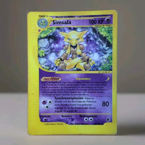 Simsala pokemon karte deutsch - simsala,