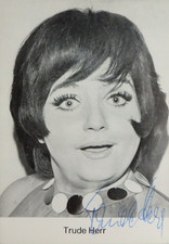 Autogramm deutsche Sängerin