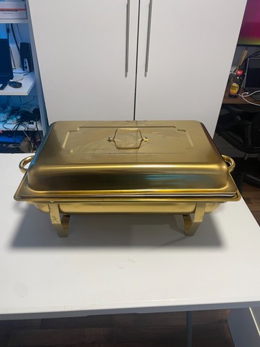 Chafing dish gold - dish,
