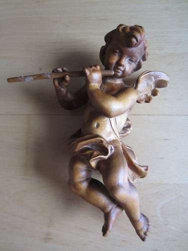 Engel holz putte - engel,