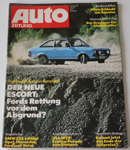 Auto zeitung bmw 525 - 3/75,