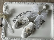 Shabby Chic Antikoptik Deko Schuhspanner Cottage Französisches Landhaus Vintage