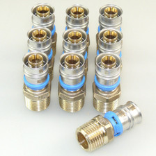 10 x CONEL CONNECT MV2 ÜBERGANG 16 MM x 1/2" AG PRESSFITTING FITTING VERBUNDROHR