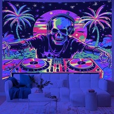 Psychedelischer totenkopf - psychedelischer,