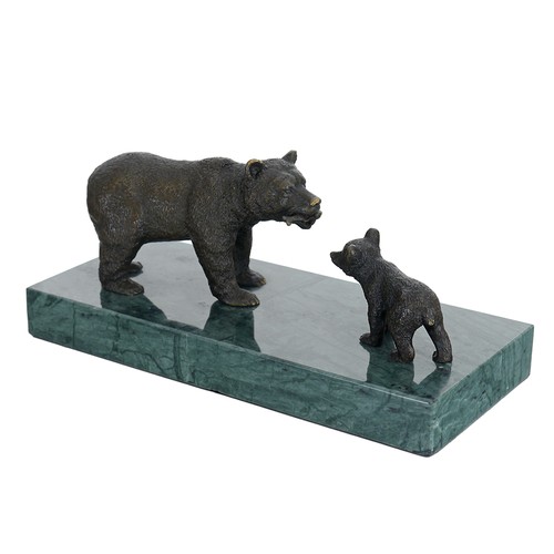 Bronzefigur skulptur bärin - skulptur,