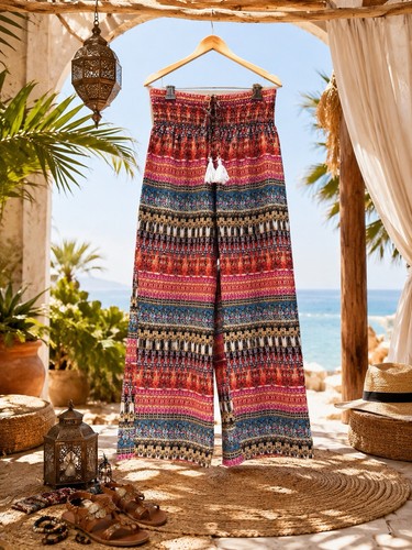 Damen palazzohose boho hose - boho,