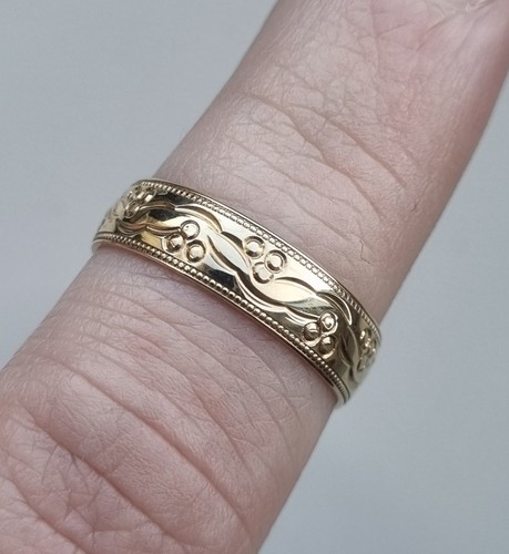Ehering gelbgold gepunzt - ehering, kt