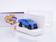 Busch 52849 # Ford Ranger Pick-Up mit Raupenantrieb Baujahr 2012 " blau " 1:87