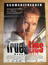 Filmposter * Kinoplakat * A1 * True Lies - Wahre Lügen * 1994 *  Schwarzenegger