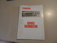 Yamaha XJ 900 S 1995-1997 Werkstatthandbuch Daten Heft Schaltplan