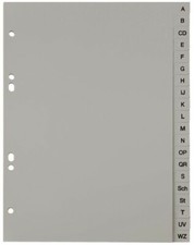DIN A5 Buchstabenregister A-Z