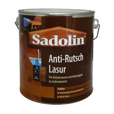 Sadolin Anti-Rutsch Lasur 2.5L für Holzterrassen & Holztreppen FARBWAHL