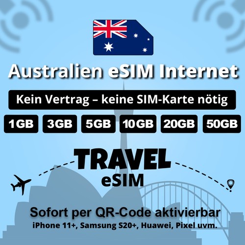 Australien travel esim - australien,