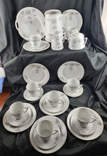 28tlg Jugendstil Porzellan Kaffeeservice ZS & Co Zeh Scherzer VINETA 8 Personen