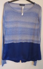 Damen leichter Pullover von Rinascimento mit Bluseneinsatz Gr. M 