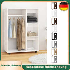Kleiderschrank mit Rollen Garderobenschrank Garderobe Mehrere Farben vidaXL